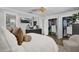The spacious main bedroom offers an ensuite bathroom, dual closets, and a stylish makeup vanity at 5205 Saint Regis Pl, Belle Isle, FL 32812