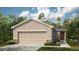 Charming single-Gathering home featuring a two-car garage and inviting front entrance at 5663 Loggia Ln, Kissimmee, FL 34758