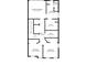 Third floor design includes a primary bedroom, two secondary bedrooms, walk in closet and baths at 7772 Sweet Star Avenue, Orlando, FL 32836