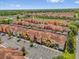 Wide aerial perspective of a sprawling neighborhood with vibrant homes and green spaces at 8972 Coco Palm Rd, Kissimmee, FL 34747