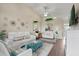 Elegant living space with stylish decor, an open layout, and high ceilings at 2808 Osprey Cove Pl # 201, Kissimmee, FL 34746
