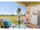 Relaxing screened patio with outdoor seating and scenic views at 2808 Osprey Cove Pl # 201, Kissimmee, FL 34746