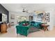 Bright living room with stylish seating, views of the pool, and modern decor at 5112 Jetsail Dr, Orlando, FL 32812