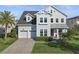 Charming two-story home with a well-manicured lawn and three-car garage at 8638 Finsen St, Orlando, FL 32827