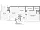 Detailed floor plan showcasing the layout of the primary bedroom, kitchen, living room, and back patio at 102 Fairway Dr # 102, Longwood, FL 32779