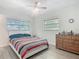 Well-lit bedroom with hardwood floors and neutral-colored walls at 106 Alhambra Ave, Altamonte Springs, FL 32714