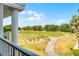Balcony view overlooking a green golf course on a sunny day at 1322 Seven Eagles Ct # 301, Reunion, FL 34747