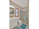 Bathroom with a standing shower, and a modern vanity at 133 Moss Dr, Debary, FL 32713