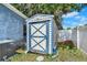 The property has a storage shed for extra storage at 133 Moss Dr, Debary, FL 32713