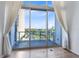 Spacious balcony with glass railings offering clear views of downtown and Lake Eola at 150 E Robinson St # 4A, Orlando, FL 32801
