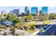 Eye-level view with a lake, performing arts center, and city buildings at 150 E Robinson St # 4A, Orlando, FL 32801