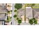 Aerial view of residential homes in neighborhood with nearby street at 16753 Gullfloss Ter, Winter Garden, FL 34787