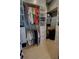 Well-organized walk-in closet with built-in shelving, hanging rods, and ample storage space at 1740 Cherry Ridge Dr, Lake Mary, FL 32746