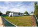 Spacious backyard featuring chainlink fence, grass and shady trees at 1831 Aaron Ave, Orlando, FL 32811