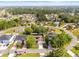 Expansive aerial view of a residential neighborhood with mature trees and well-maintained homes on a sunny day at 211 Dalton Dr, Kissimmee, FL 34758