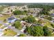 Wide aerial view showcasing the property within a friendly residential community at 211 Dalton Dr, Kissimmee, FL 34758
