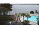 Beautiful aerial view of complex with large swimming pool and lake front access at 222 Georgetown Dr # C, Casselberry, FL 32707