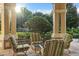Inviting outdoor patio area with comfortable seating, perfect for relaxing and socializing at 2781 Almaton Loop # 404, Kissimmee, FL 34747