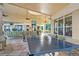 Indoor recreation area featuring a ping pong table, comfortable seating, and community information at 2781 Almaton Loop # 404, Kissimmee, FL 34747