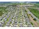Aerial view of the neighborhood near ChampionsGate Golf Course at 299 Whirlaway Dr, Davenport, FL 33837