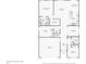 Detailed floor plan featuring the layout of the rooms including bedrooms, kitchen, living spaces, and bathrooms at 299 Whirlaway Dr, Davenport, FL 33837