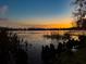 Scenic lake view at sunset at 320 Mary Jess Rd, Orlando, FL 32839
