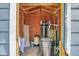Interior view of shed showing well-maintained water filtration equipment, a valuable home system at 3550 Kaiser Ave, St Cloud, FL 34772