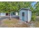 Charming outdoor shed for extra storage or projects, enhancing the property's functionality and appeal at 3550 Kaiser Ave, St Cloud, FL 34772