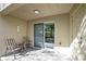 Covered back patio offering outdoor seating at 380 Carina Cir, Sanford, FL 32773