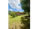 Expansive backyard with lush greenery, deck, and mature trees at 532 Madison Ave, Orlando, FL 32805