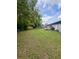 Enjoy the sprawling backyard with lush greenery, deck, and privacy fence at 532 Madison Ave, Orlando, FL 32805