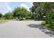 Road view of neighborhood with lush trees and a white van in the distance at 532 Madison Ave, Orlando, FL 32805