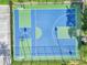 Aerial view of the community's basketball court at 8118 Fan Palm Way, Kissimmee, FL 34747
