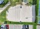 Aerial view of the community's sand volleyball court at 8118 Fan Palm Way, Kissimmee, FL 34747