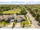 Beautiful aerial view showcasing the home's landscaping and neighborhood at 951 Cutke Rd, St Cloud, FL 34771