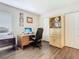 This office features a wood desk, an ergonomic chair, and ample storage space, perfect for working from home at 200 Maitland Ave # 87, Altamonte Springs, FL 32701