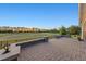 This home boasts a large brick paved patio with views of the expansive backyard at 1062 Lakeside Estates Dr, Apopka, FL 32703