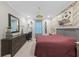 This bedroom features a decorative soccer theme, a study area, and ample lighting at 1062 Lakeside Estates Dr, Apopka, FL 32703