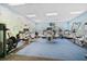 Well-equipped fitness center with a variety of exercise machines for a comprehensive workout at 107 Rum Run # 107, Davenport, FL 33897