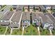 Aerial view showing a desirable community layout with uniform landscaping and manicured lawns at 12067 Eastmoor Dr, Winter Garden, FL 34787