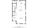 First floor layout featuring a kitchen, dining area, living room, foyer, bathroom, and pantry at 12067 Eastmoor Dr, Winter Garden, FL 34787