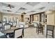 Modern clubhouse with comfortable seating, stylish lighting, and a social gathering space at 1415 Oak Marsh St, Davenport, FL 33837