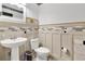 Charming half bathroom with modern fixtures and decorative accents at 2315 Anhinga Dr, Kissimmee, FL 34743