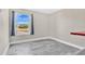 Bedroom with a view and luxury vinyl floors at 2315 Anhinga Dr, Kissimmee, FL 34743