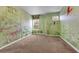 bedroom with jungle themed wall art at 248 Wallrock Ct, Ocoee, FL 34761