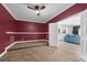 The bonus room has stairs to a raised platform at 248 Wallrock Ct, Ocoee, FL 34761