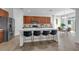 Well-appointed kitchen with a large island, stainless steel appliances, and a cozy breakfast nook at 248 Wallrock Ct, Ocoee, FL 34761