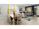 Bright living room with coordinated decor, dining area, and lots of natural light at 2509 Archfeld Blvd, Kissimmee, FL 34746