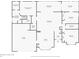 Detailed floor plan of the house with room dimensions and layout at 26901 Racquet Cir, Leesburg, FL 34748