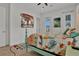 Comfortable bedroom with a unique bed frame, stylish bedding, and a tropical vibe at 3083 Key Lime Loop, Kissimmee, FL 34747